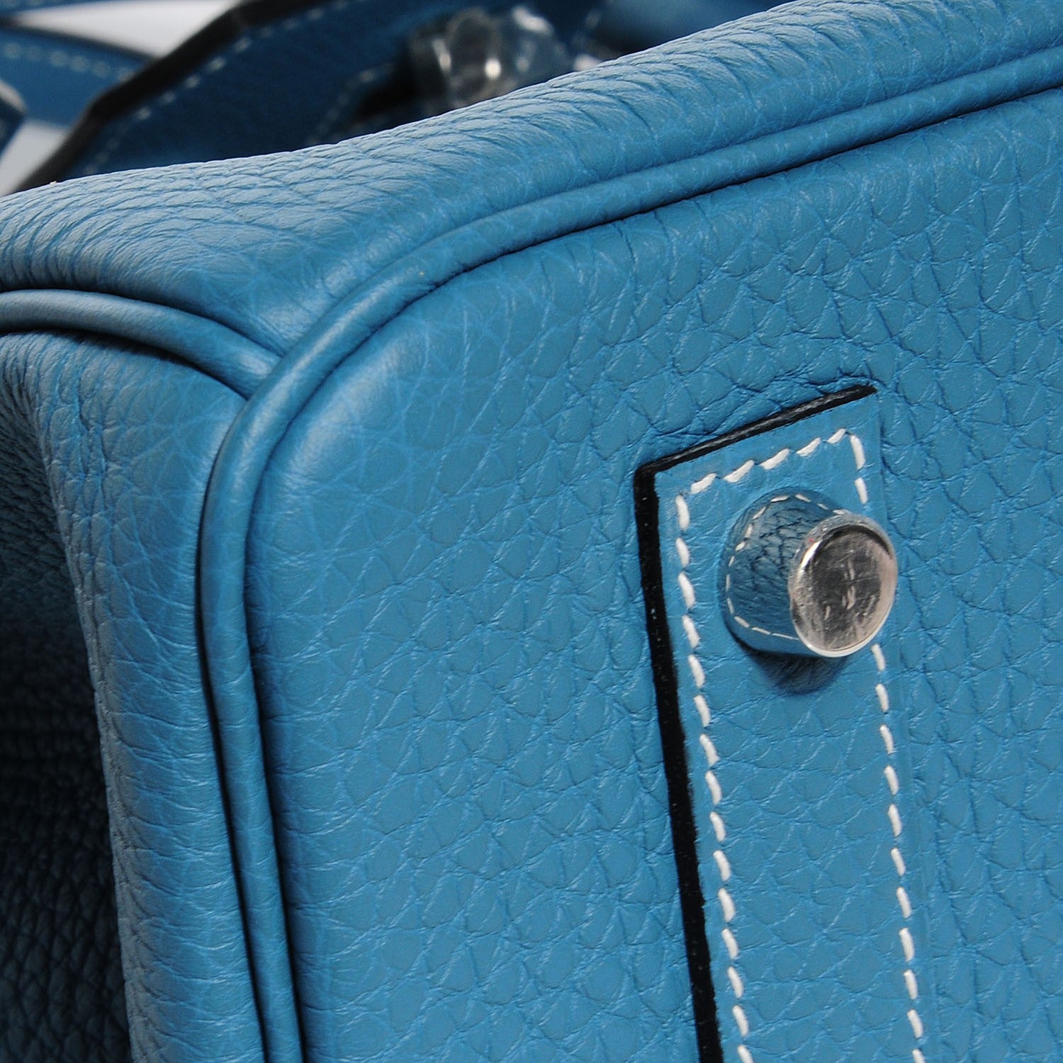 Hermes Togo Birkin 35 Blue Jean 26 of 27
