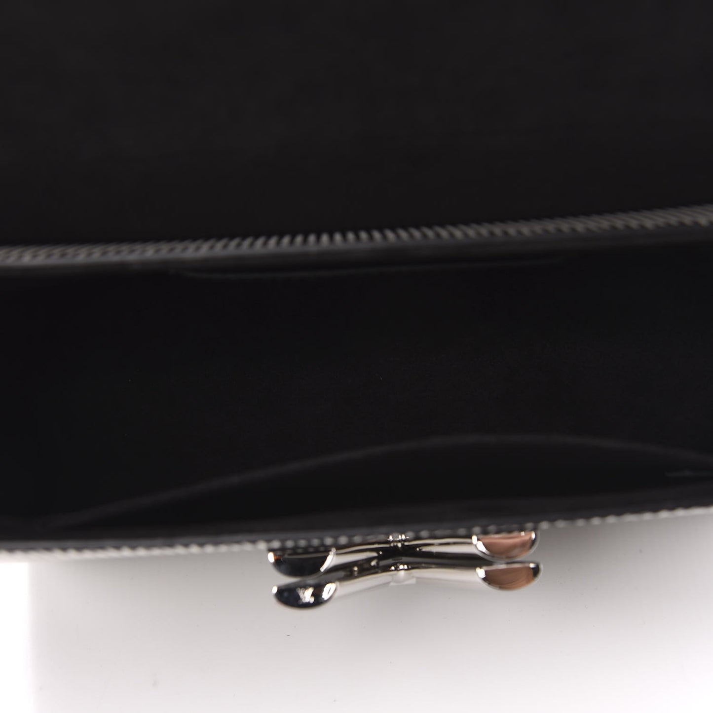Calfskin Gradient Twist MM Black Toledo