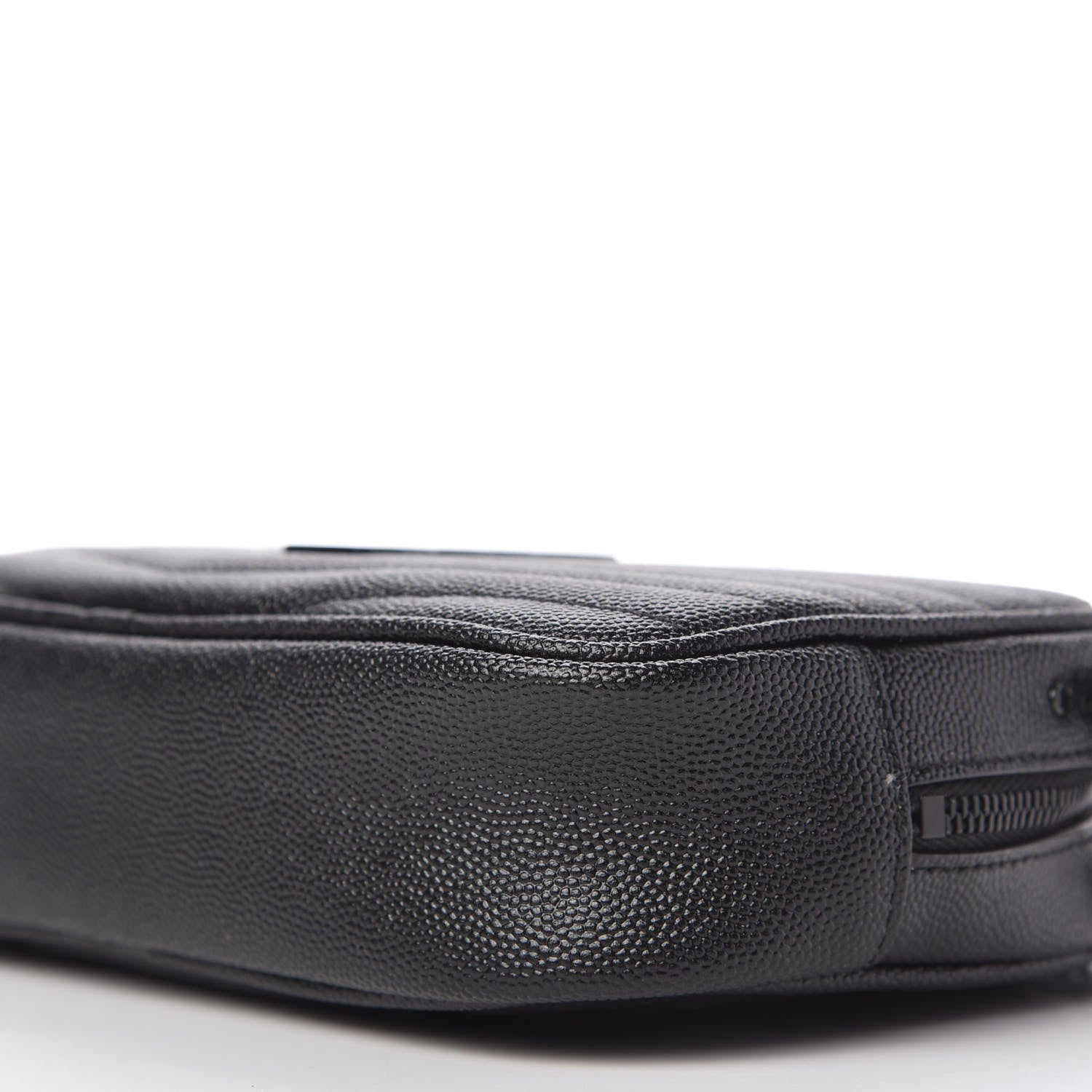 Saint Laurent Grain De Poudre Matelasse Monogram Mini Lou Camera Bag Black 7 of 10