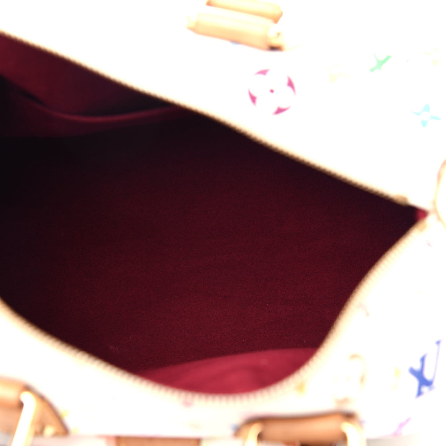 Monogram Multicolor Speedy 30 White