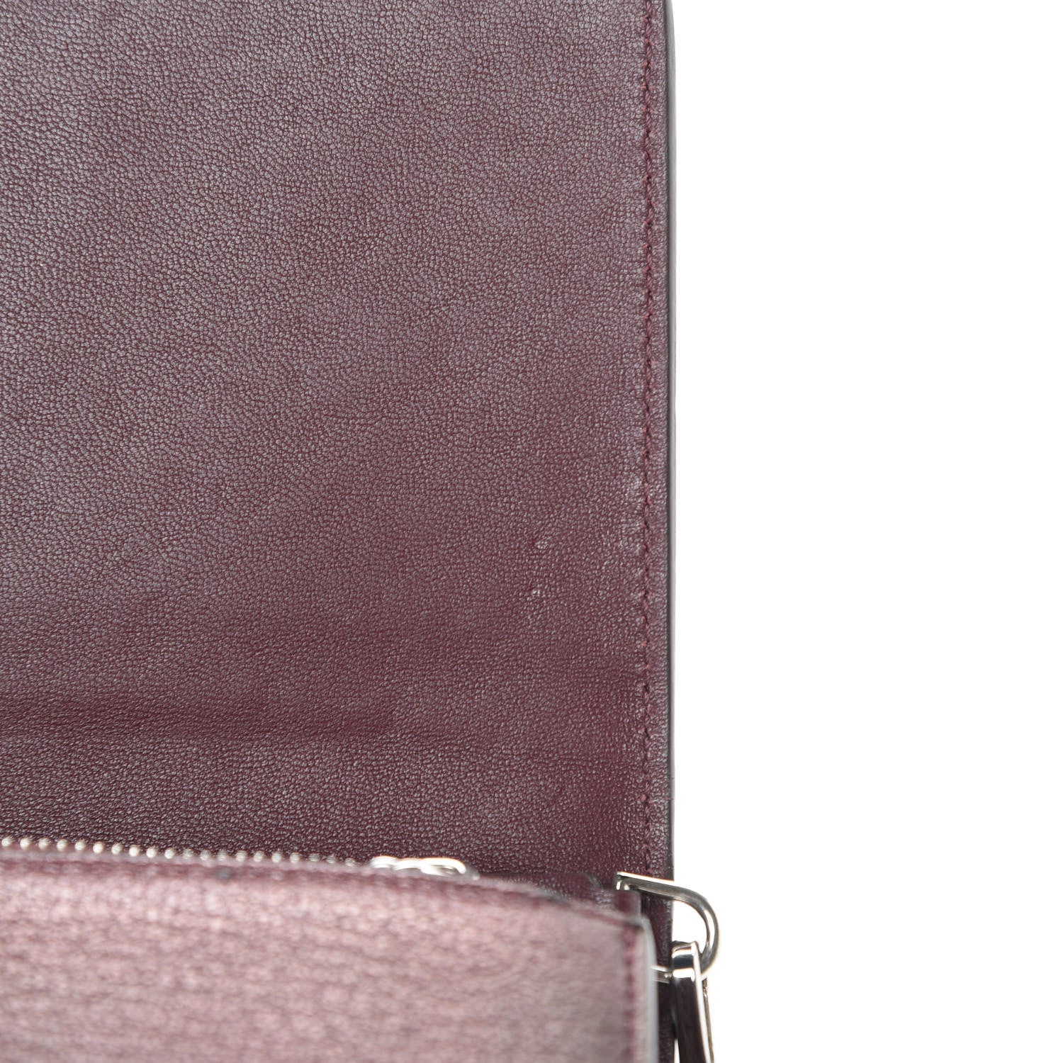 Givenchy Metallic Sugar Goatskin Pandora Chain Wallet Bordeaux 11 of 15