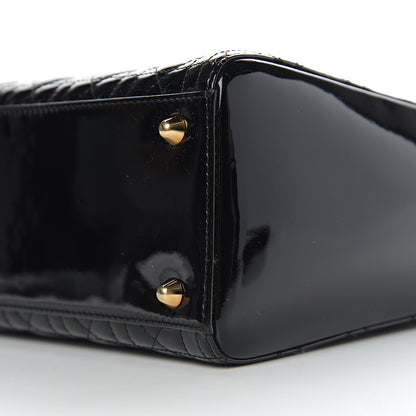 Christian Dior Patent Cannage Large Lady Dior Black 9 of 9