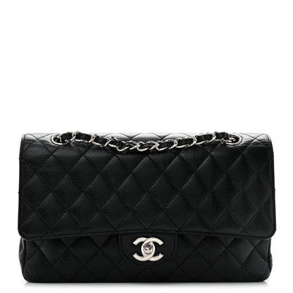 Chanel Caviar Quilted Medium Double Flap Black 2 of 25