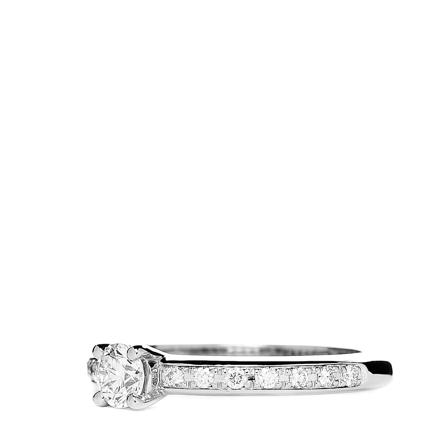 Platinum Diamond .30ct Griffe Solitaire Engagement Ring 52 6