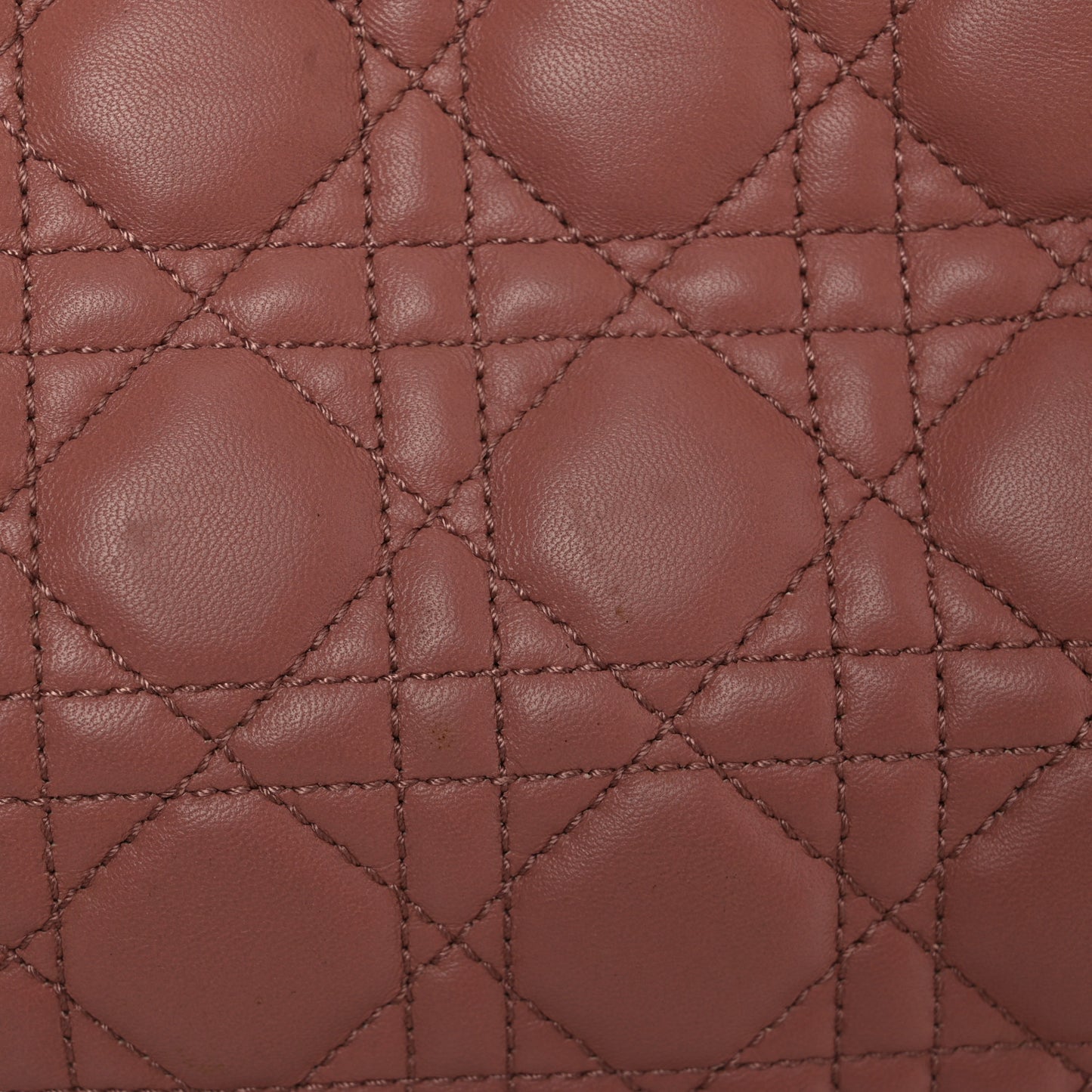 Lambskin Cannage Large Dior Soft Shopping Tote Bois de Rose