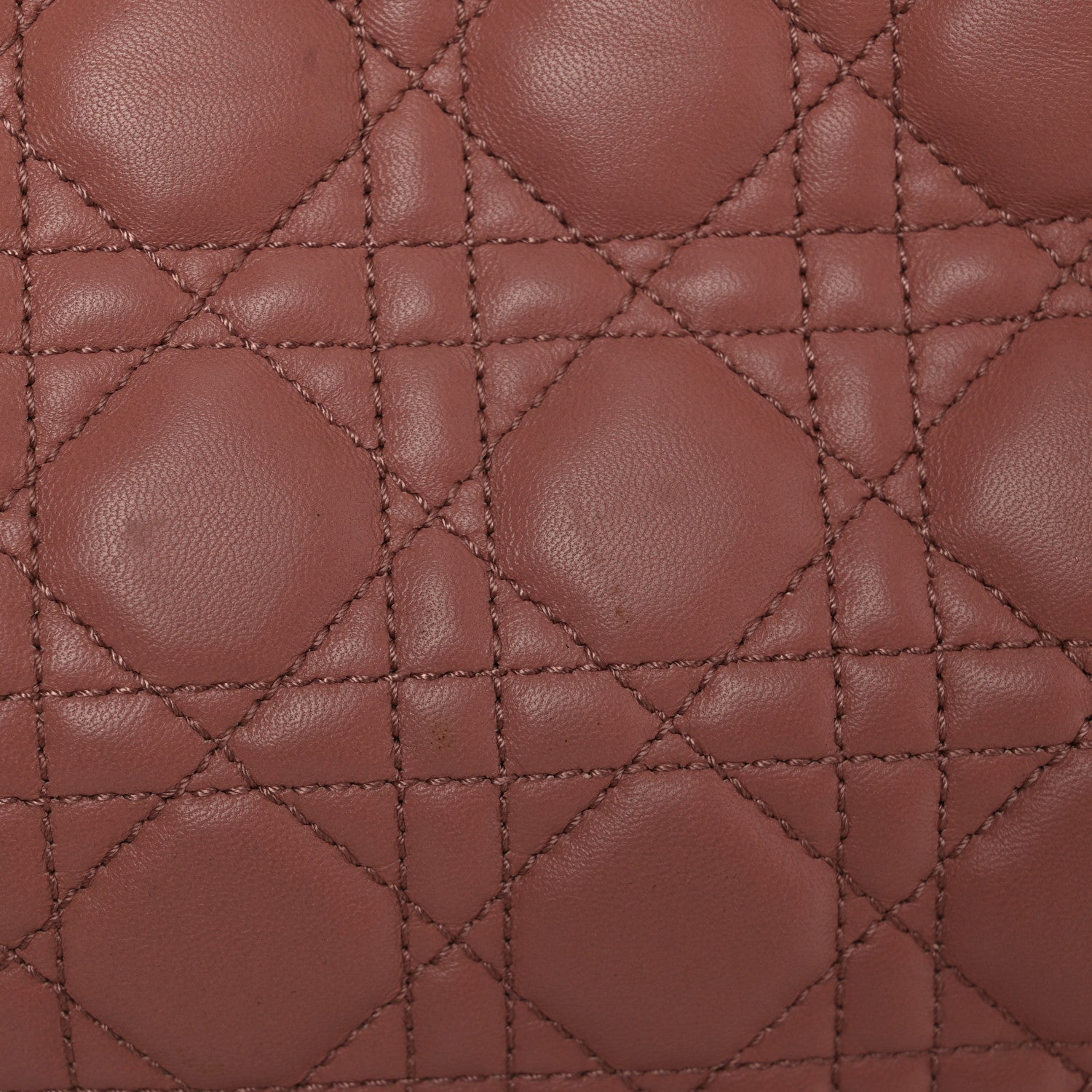 Christian Dior Lambskin Cannage Large Dior Soft Shopping Tote Bois de Rose 12 of 20