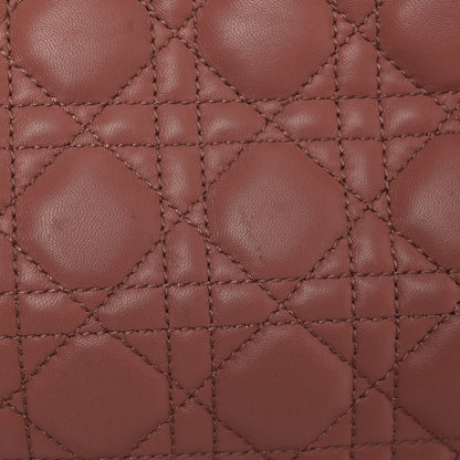 Christian Dior Lambskin Cannage Large Dior Soft Shopping Tote Bois de Rose 12 of 20