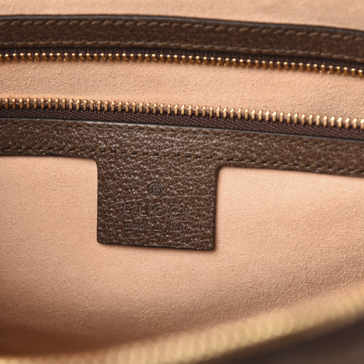 Gucci GG Supreme Monogram Web Medium Ophidia Boston Brown 6 of 11