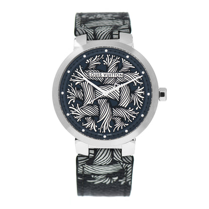 Louis Vuitton Stainless Steel Damier Graphite 39mm Rope Quartz Watch 1 of 5