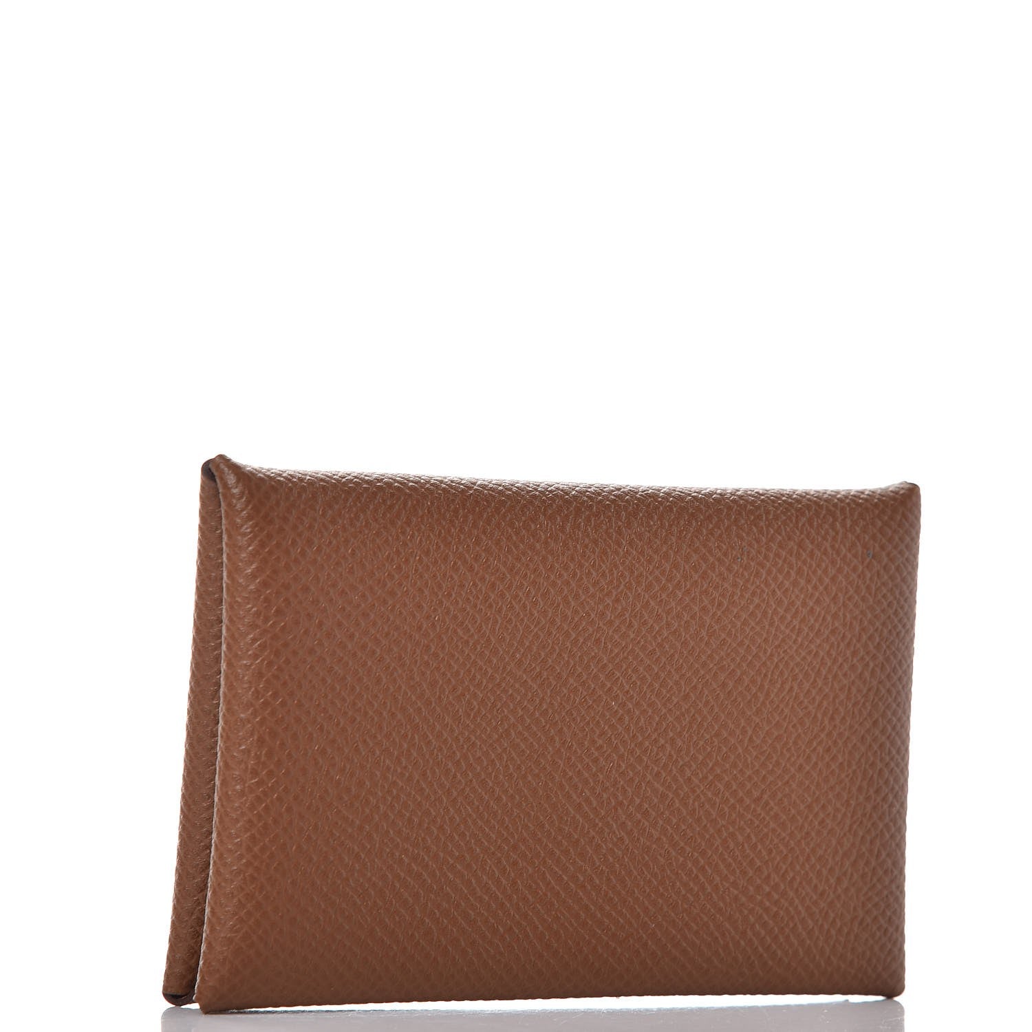 Hermes Epsom Calvi Card Case Gold 3 of 7
