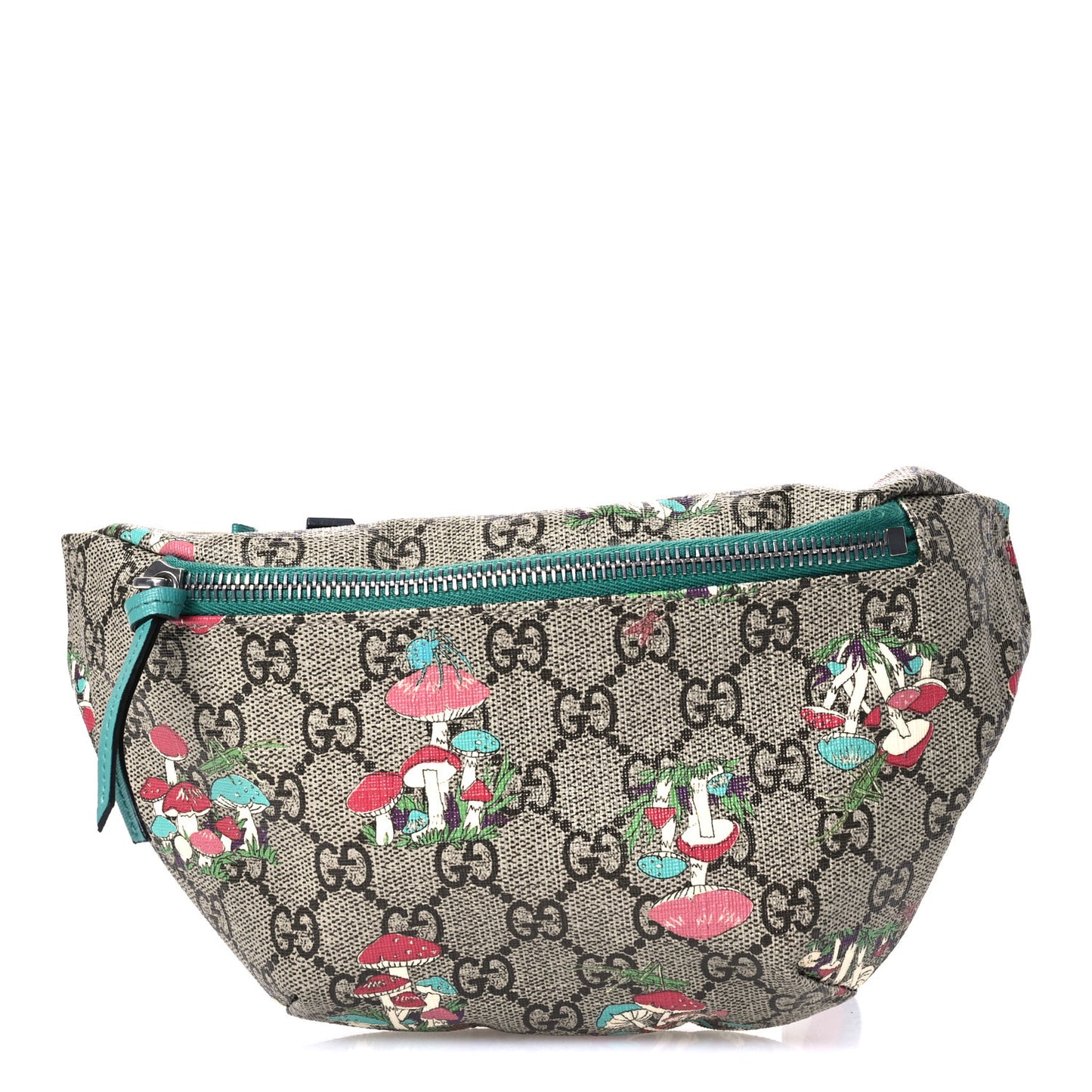 GG Supreme Childrens Mushroom Print Belt Bag