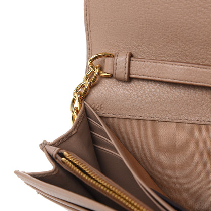 Prada Vitello Daino Chain Wallet Cammeo 7 of 11