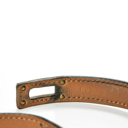 Hermes Chamonix Kelly Double Tour Bracelet S Black 6 of 7