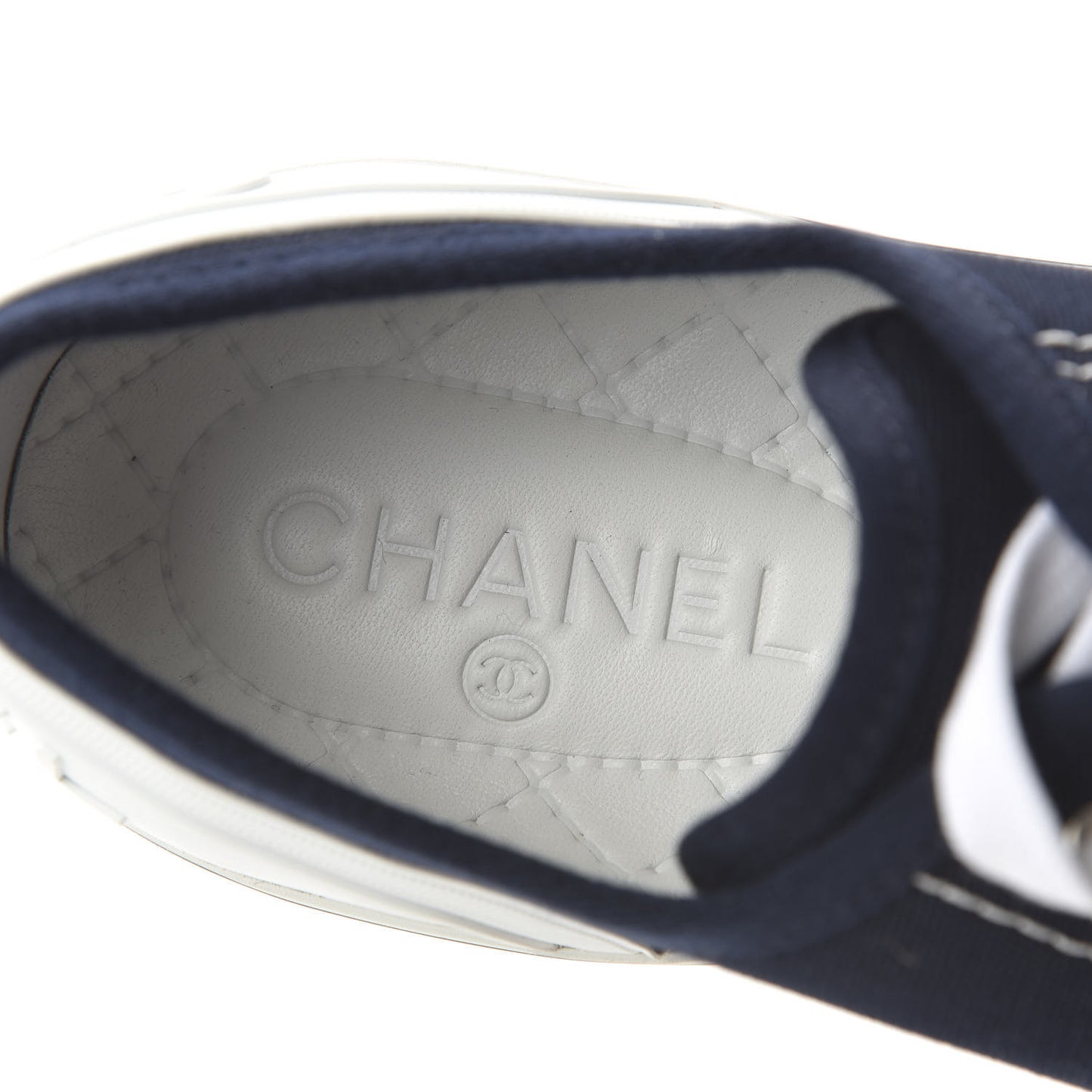 Fabric Mens Lace Up Cap Toe Sneakers 41 Navy