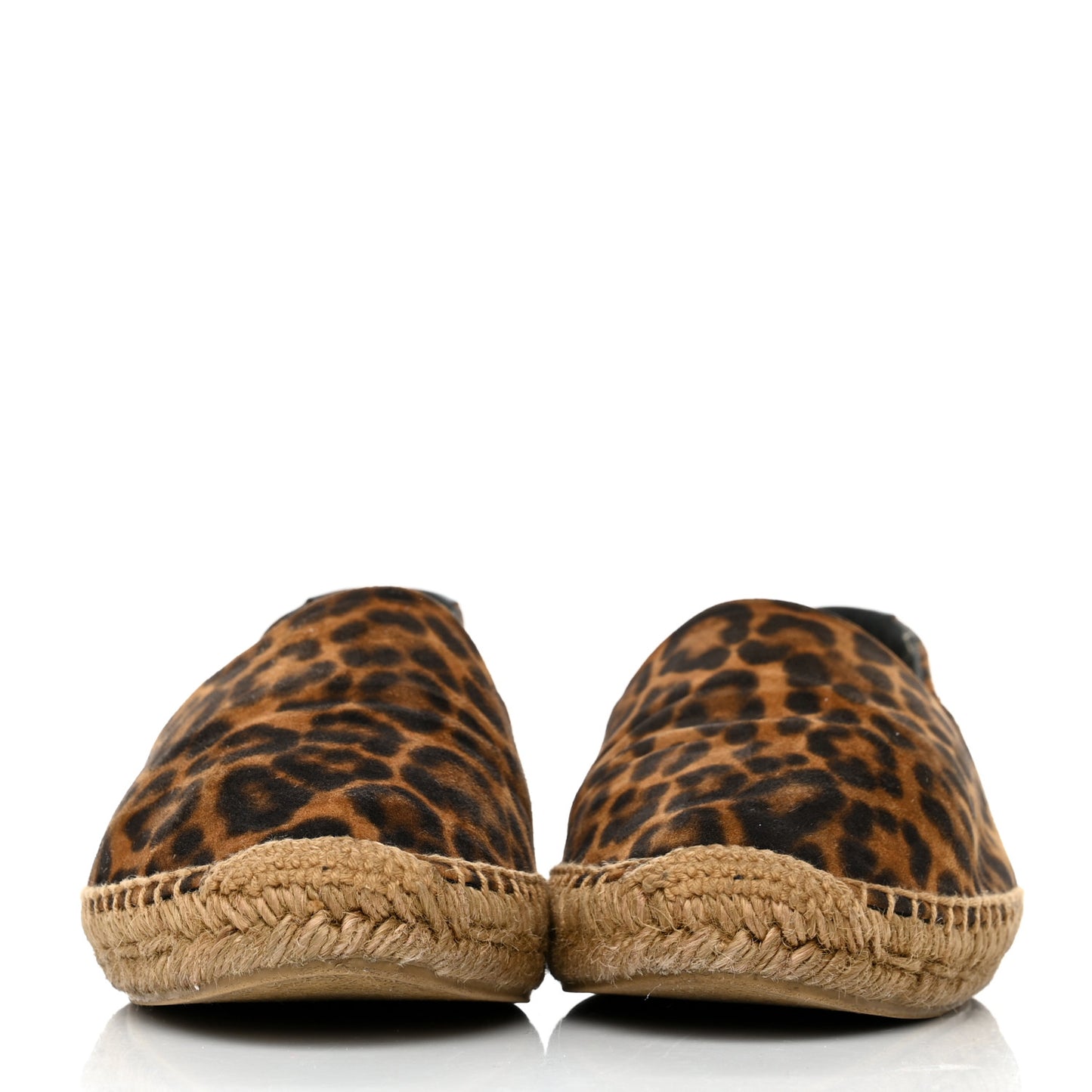 Suede Leopard Print Espadrilles 39