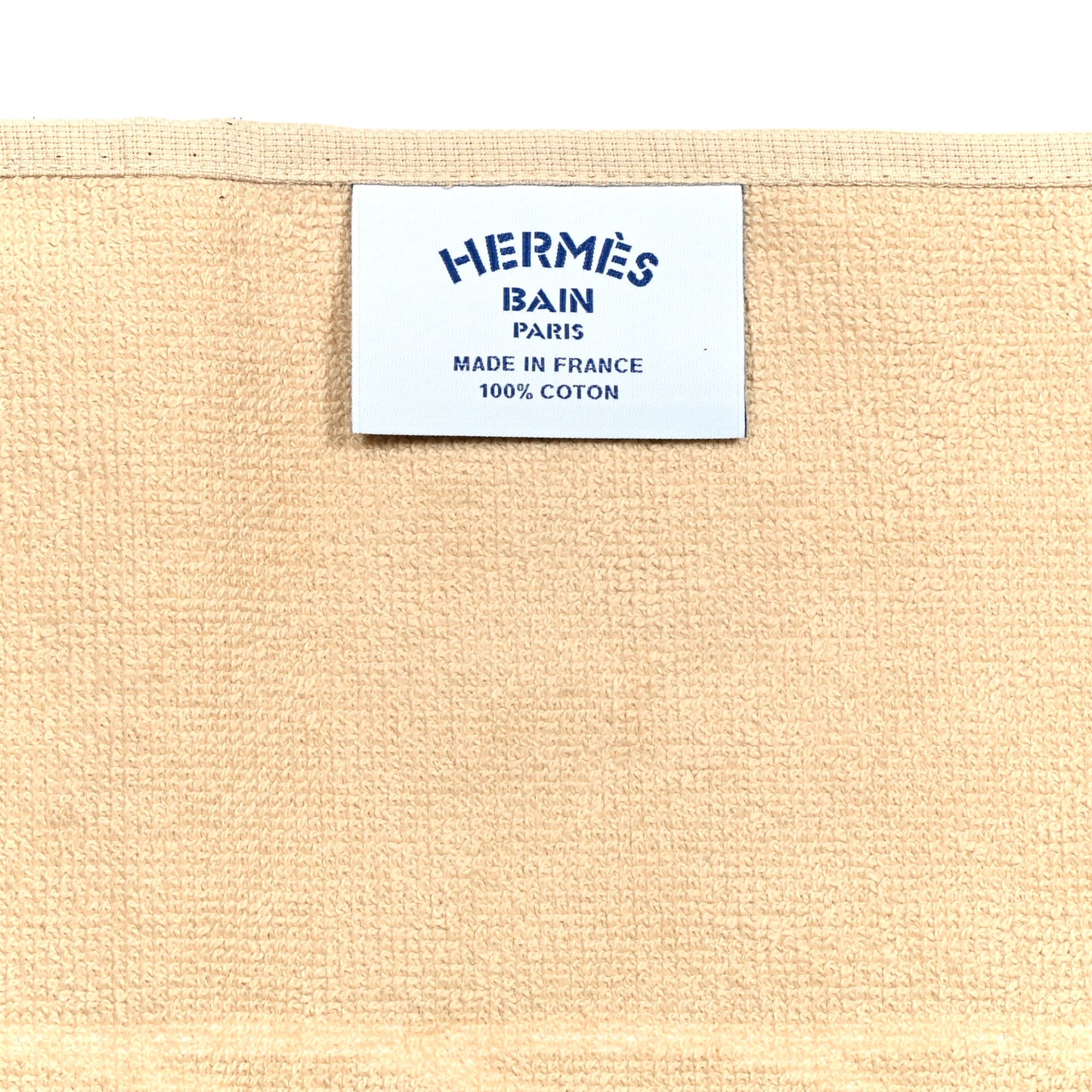 Cotton Terry Yachting Tattoo Cheval A L'eau Beach Towel Sable