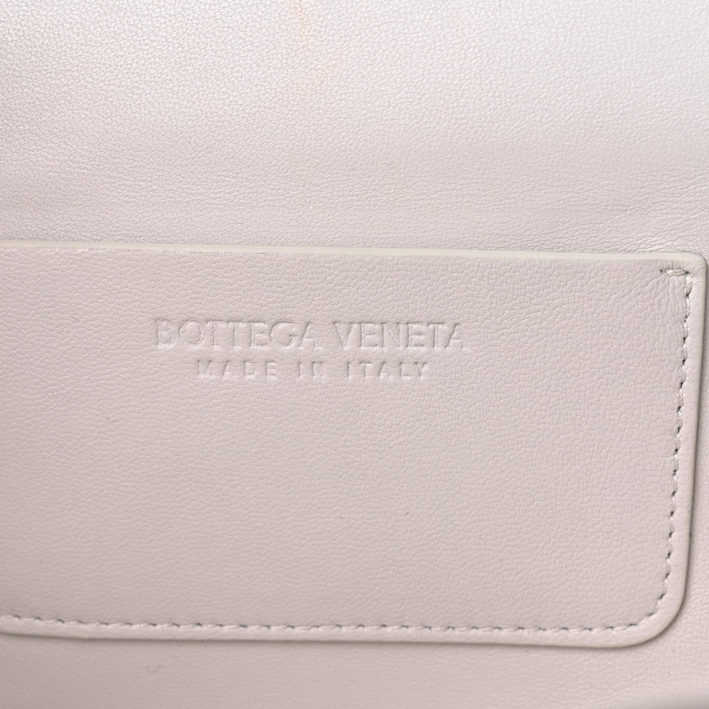 Lambskin Small Beak Triangle Flap Shoulder Bag Chalk