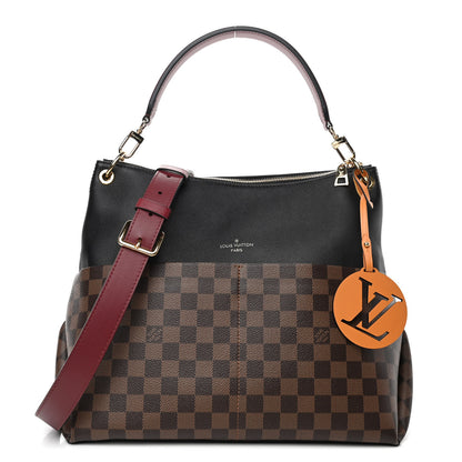 Louis Vuitton Damier Ebene Calfskin Maida Black 1 of 12