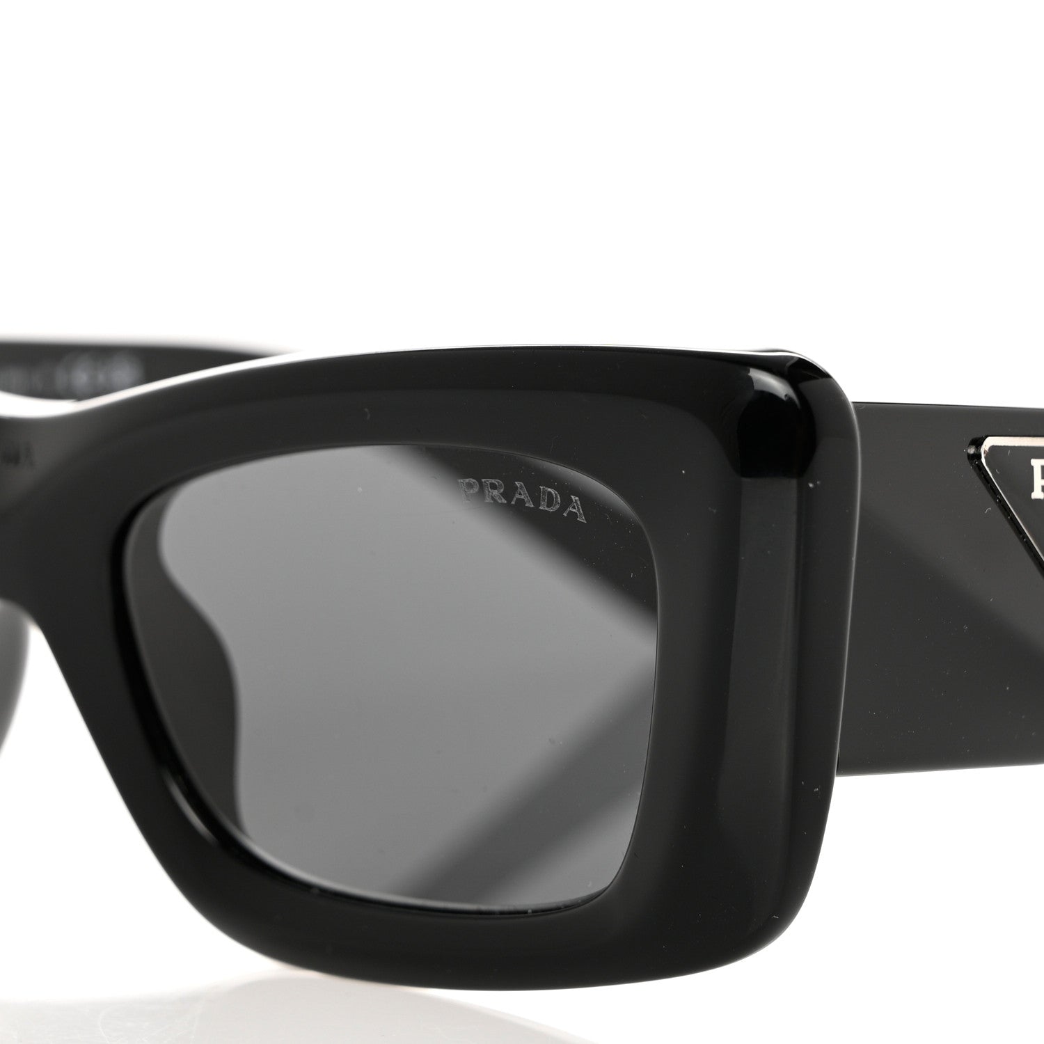 Prada Acetate Symbole Sunglasses SPR 13Z Black 7 of 8