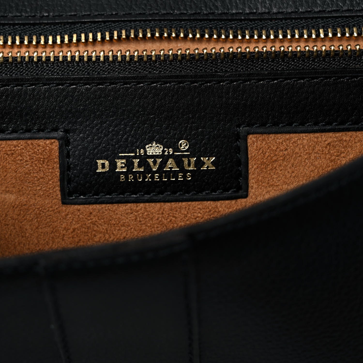 Delvaux Calfskin Crossbody Bag Black 5 of 8