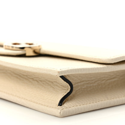 Gucci Dollar Calfskin Interlocking G Chain Wallet Ivoire 8 of 9