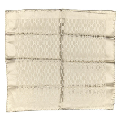 Hermes Silk Faconnee Pocket Square 1 of 4