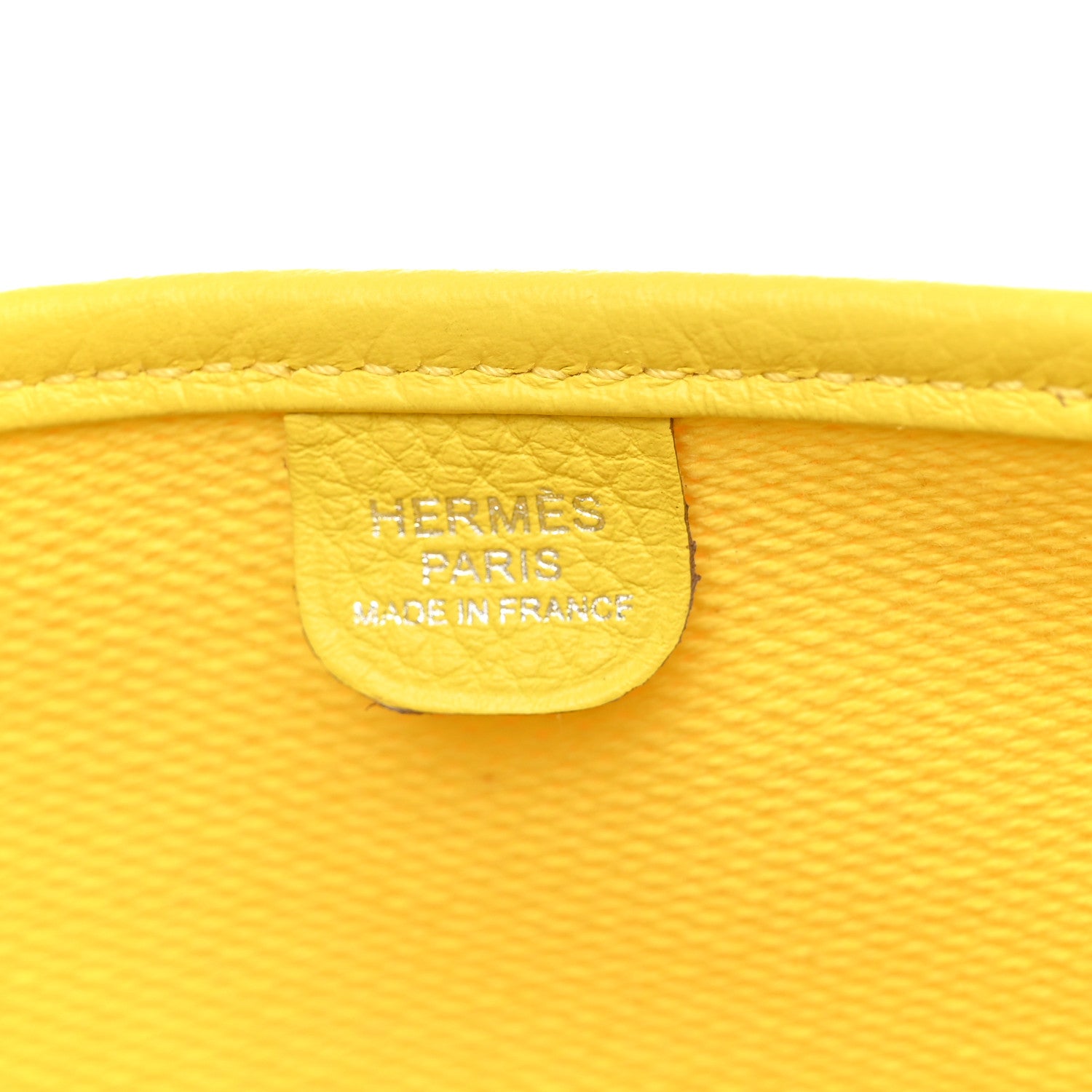Hermes Toile H Taurillon Clemence Evelyne III PM Ecru Citron Lime 6 of 11