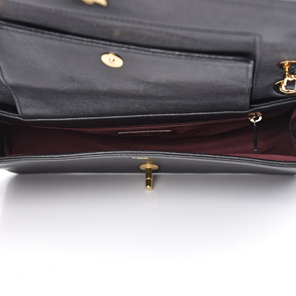 Chanel Sheepskin Quilted Vintage Mademoiselle Flap Black 5 of 17