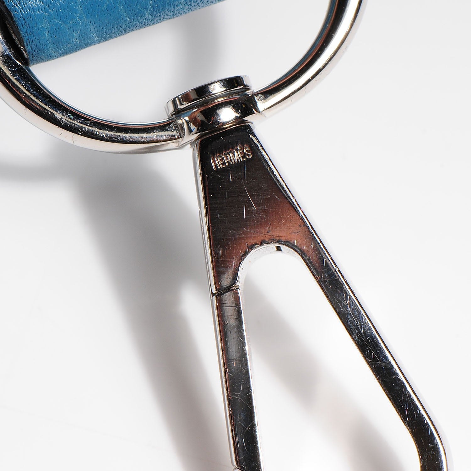 Hermes Taurillon Clemence Evelyne GM Blue Jean 13 of 13