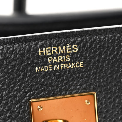 Hermes Togo Birkin 40 Black 6 of 14