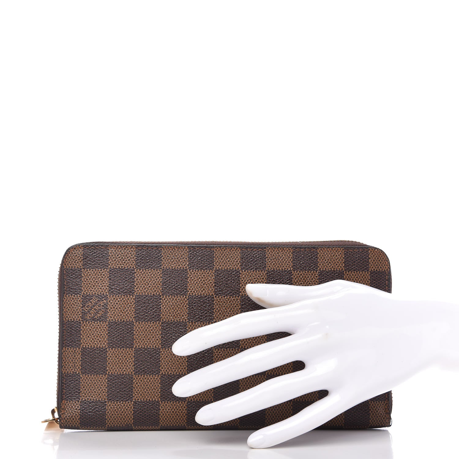 Louis Vuitton Damier Ebene Zippy Organizer Wallet 2 of 10