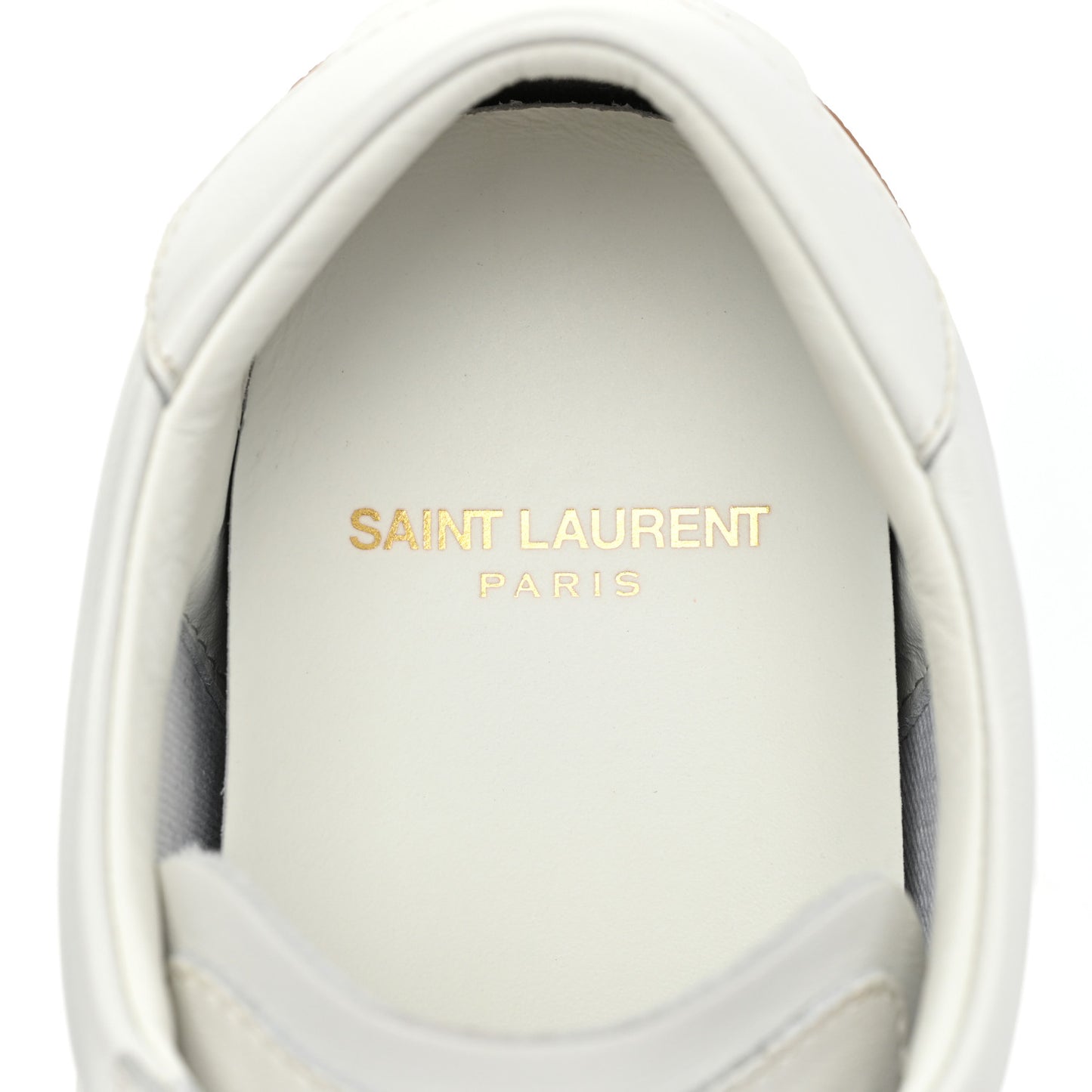 Calfskin Embroidered Court Classic Sneakers 37.5 White