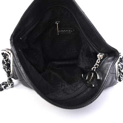 Chanel Lambskin Stitched Medium Ultimate Soft Tote Black 4 of 6