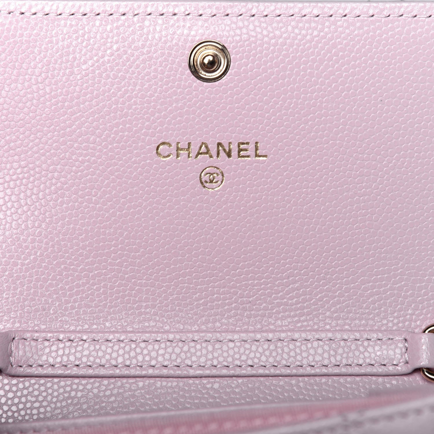 Chanel Caviar Quilted Coco Candy Card Holder On Chain Light Pink 8 of 11