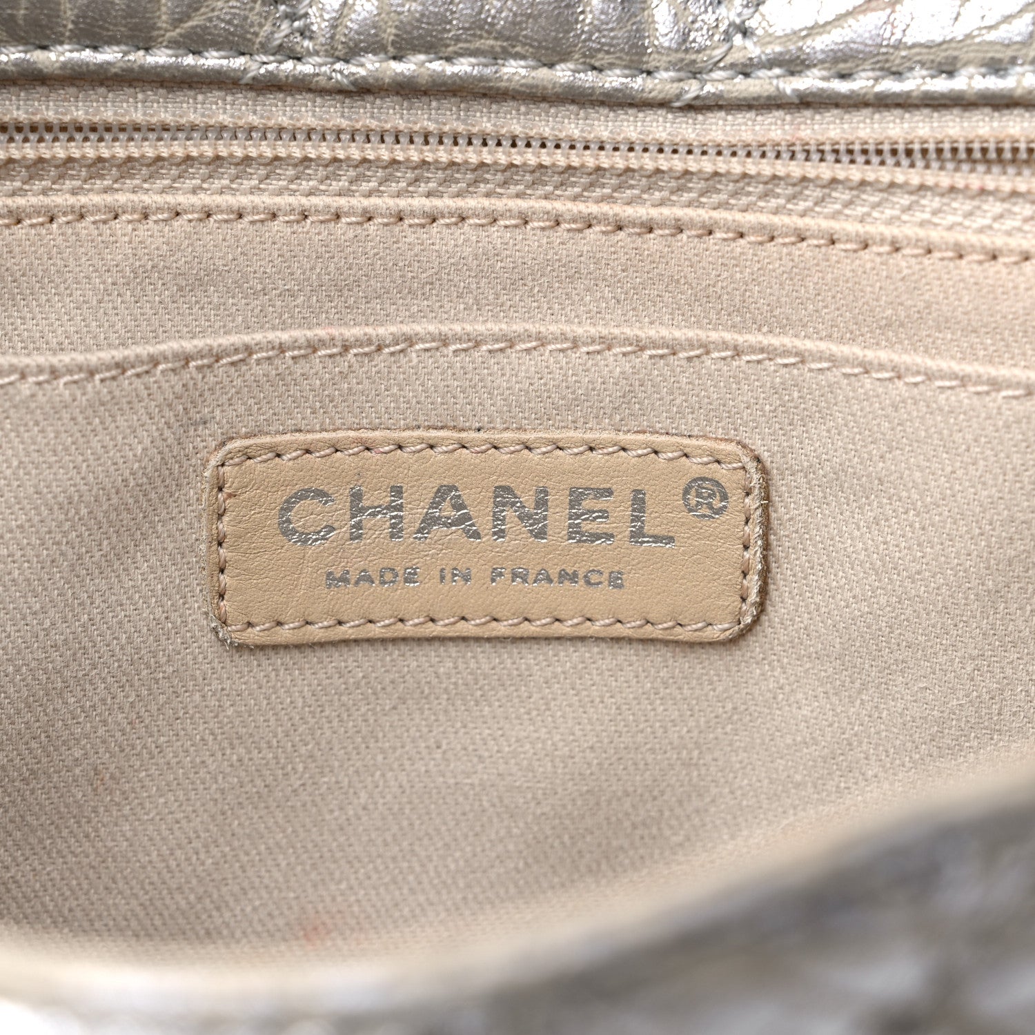 Chanel Calfskin Ice Cube On the Rocks Medium Flap Silver 6 of 15