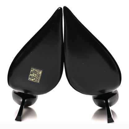 Saint Laurent Velluto Master Raso Regale Victoire 115 Slingback Pumps 38.5 6 of 10