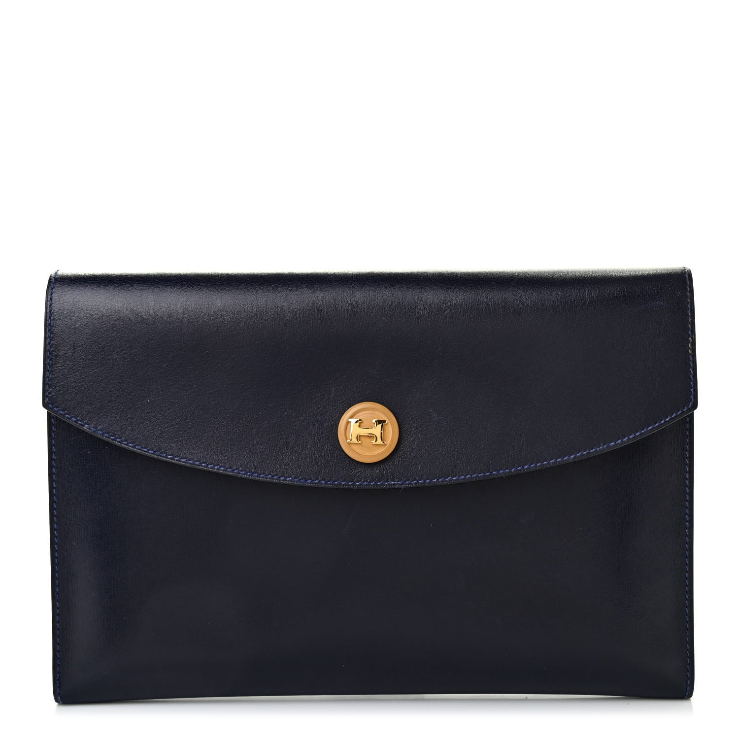 Hermes Box Pochette Rio Bleu Marine 1 of 12