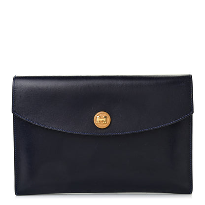 Hermes Box Pochette Rio Bleu Marine 1 of 12