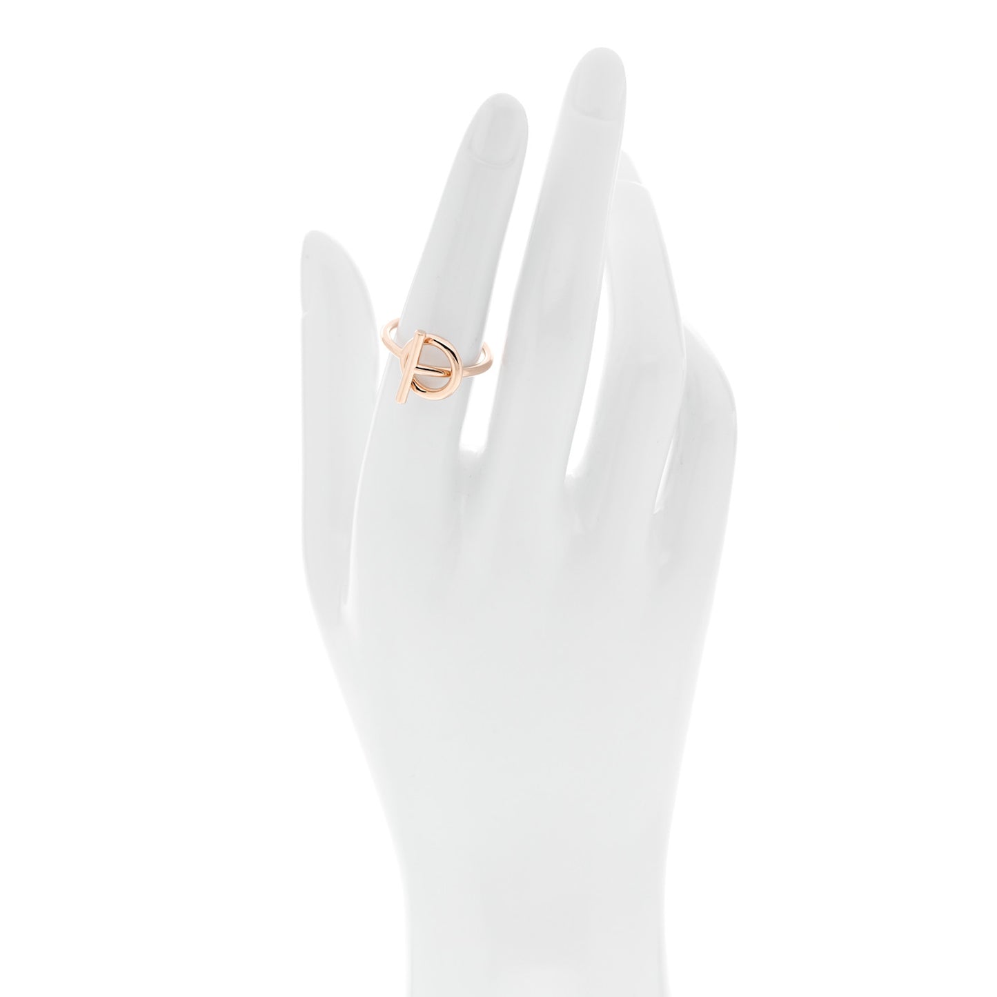 18K Rose Gold PM Echappee Ring 53 6.25