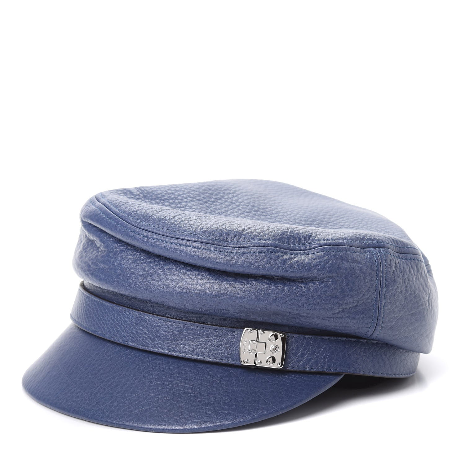Gucci Calfskin Cellarius Hat XS Washed Indigo 1 of 6