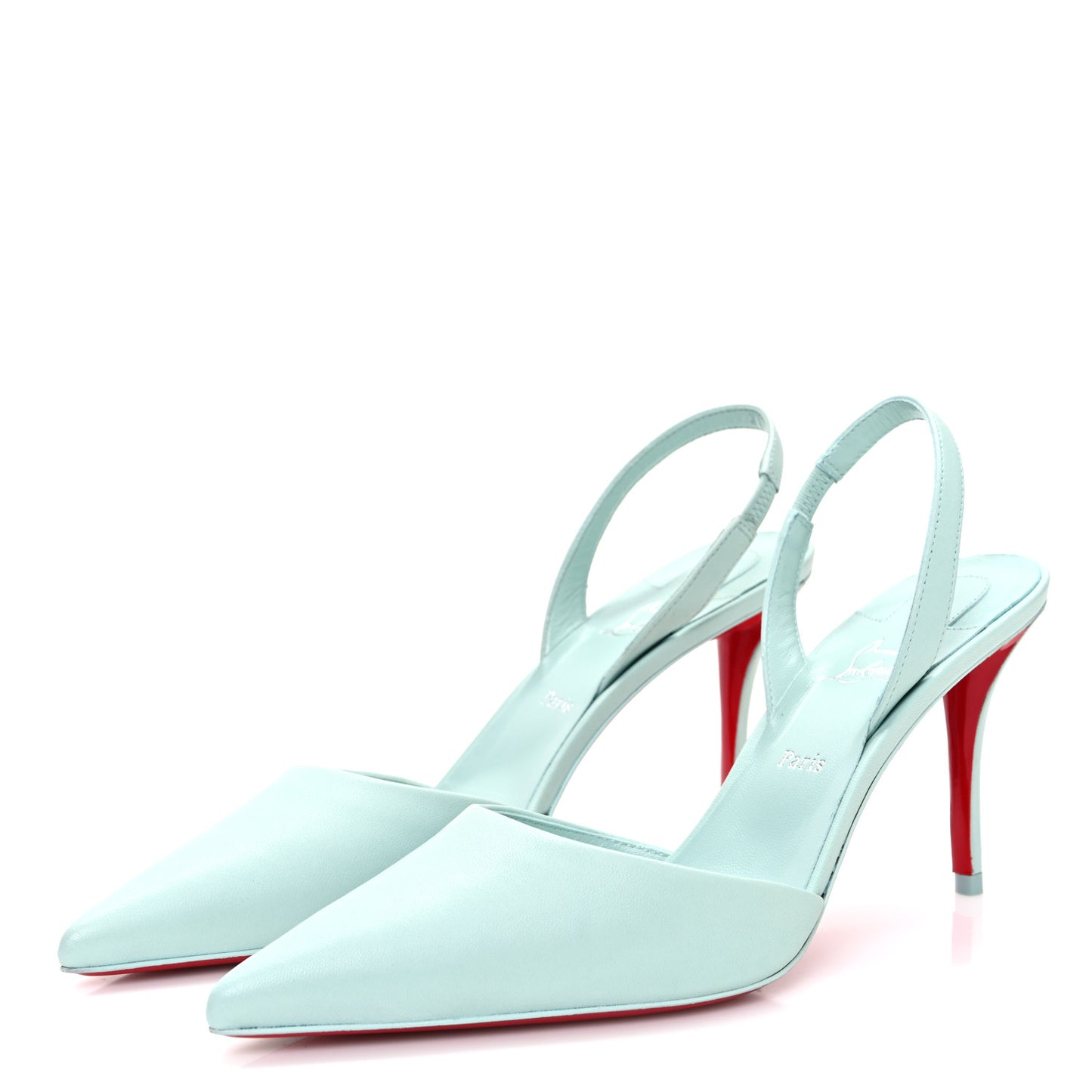 Nappa Apostropha 80 Slingback Pumps 38.5 Iceberg