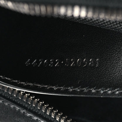 Gucci Calfskin Matelasse Monochrome Small GG Marmont Chain Shoulder Bag Black 7 of 10