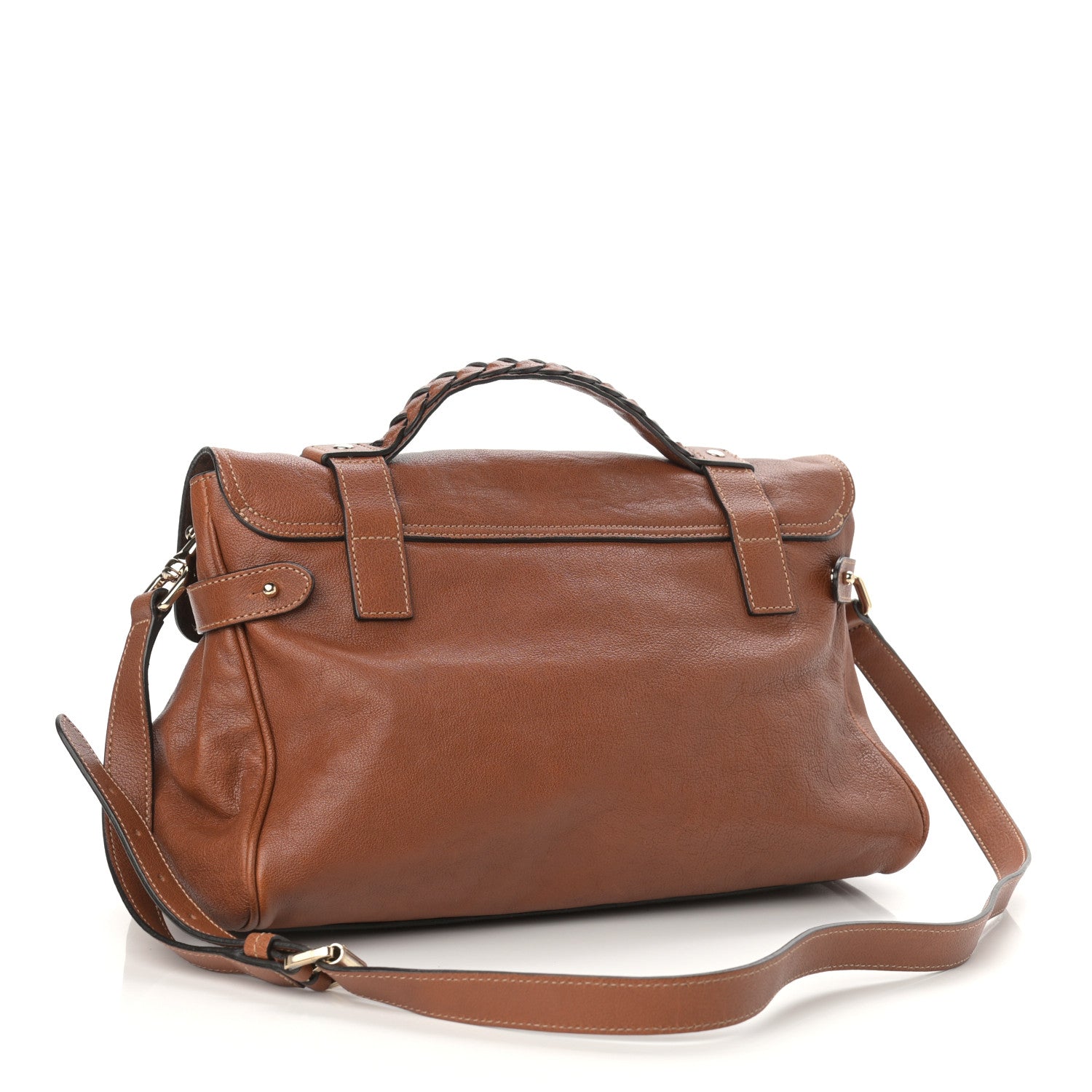 Mulberry Small Grain Calf Medium Alexa Oak 2 of 9