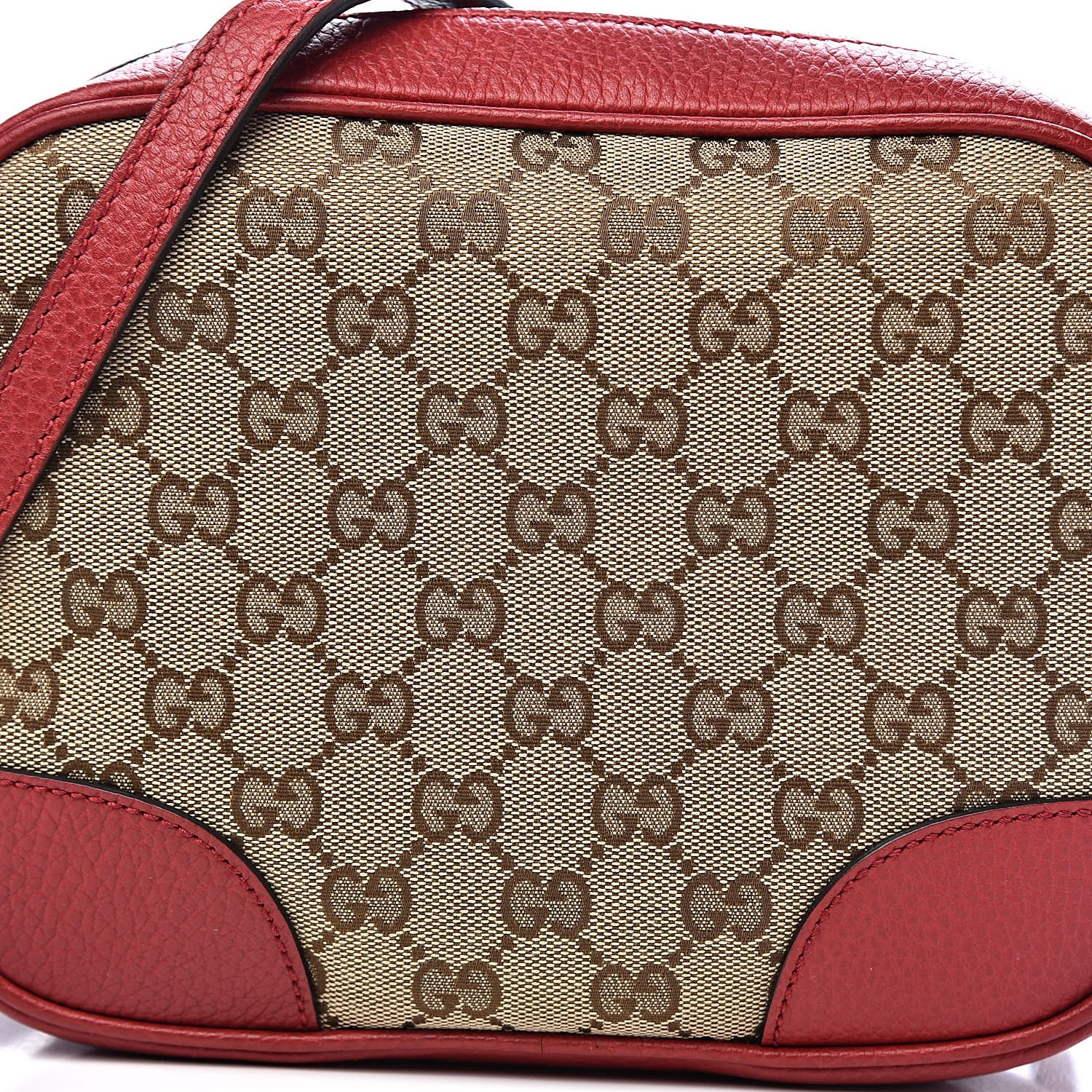 Gucci Monogram Mini Bree Messenger Bag Red 11 of 11