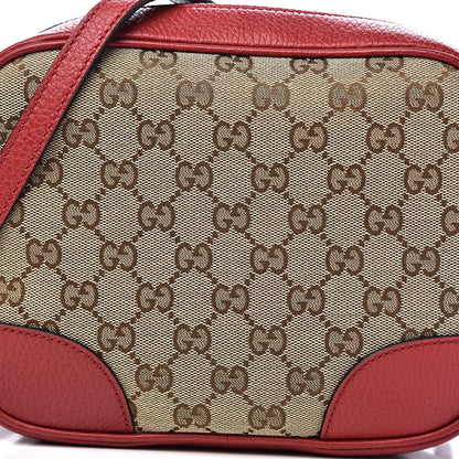 Gucci Monogram Mini Bree Messenger Bag Red 11 of 11