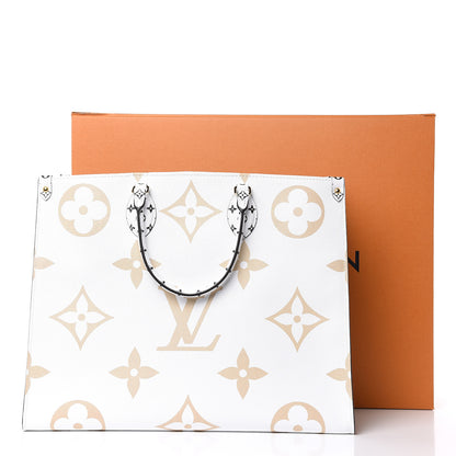 Louis Vuitton Monogram Giant Onthego GM Kaki Beige 10 of 10
