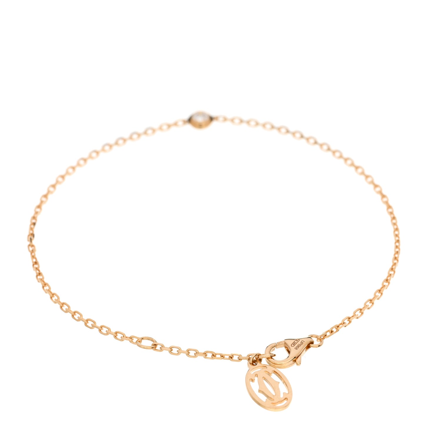18K Yellow Gold Diamond SM D'Amour Bracelet