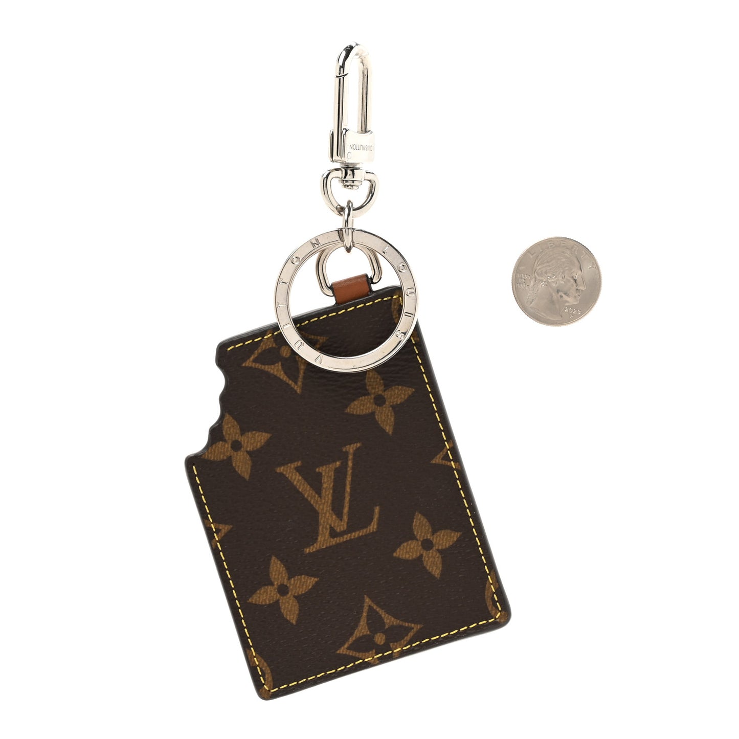 Monogram LV Chocolate Bar Bag Charm Key Holder