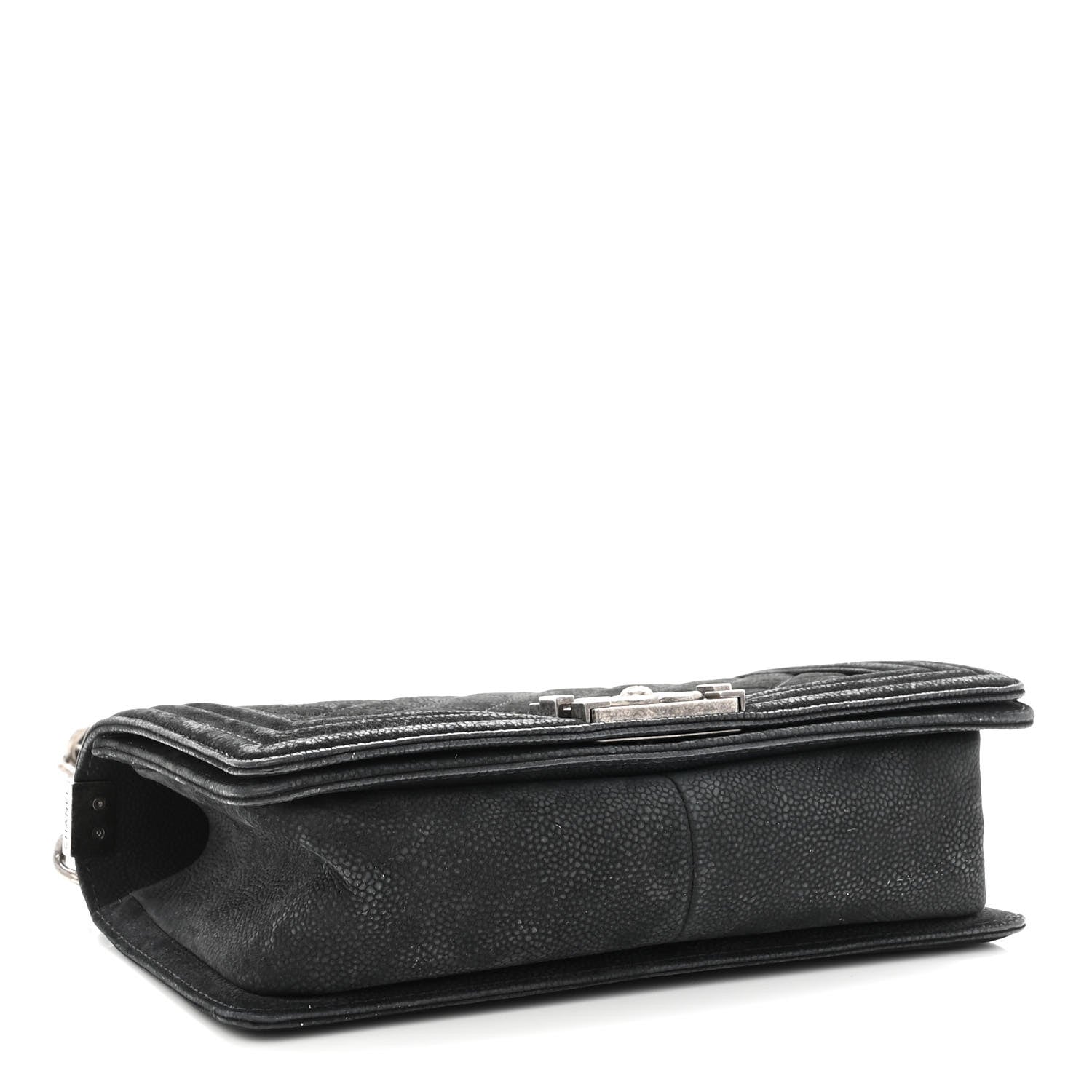 Chanel Iridescent Caviar Quilted Medium Boy Flap Black 4 of 10
