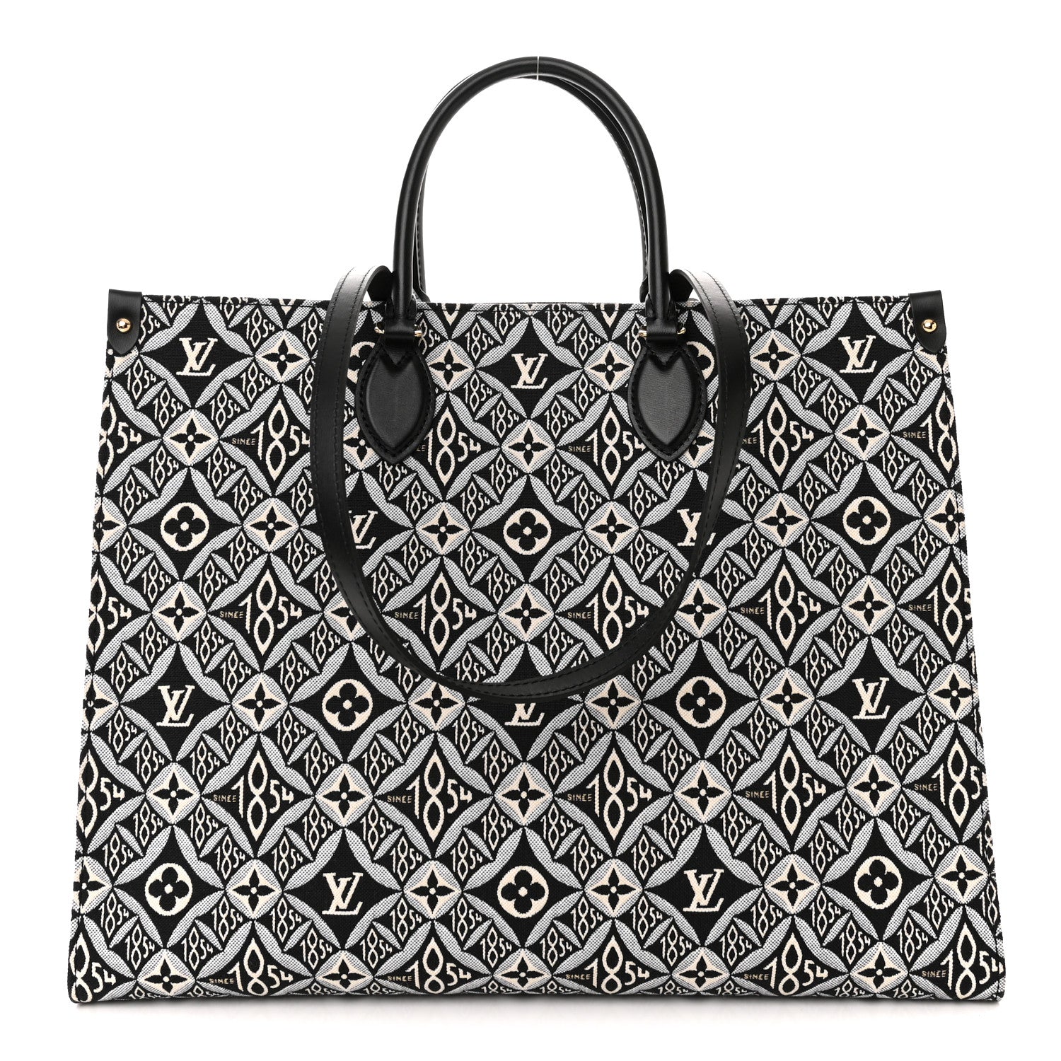 Louis Vuitton Jacquard Since 1854 Onthego GM Grey 1 of 9